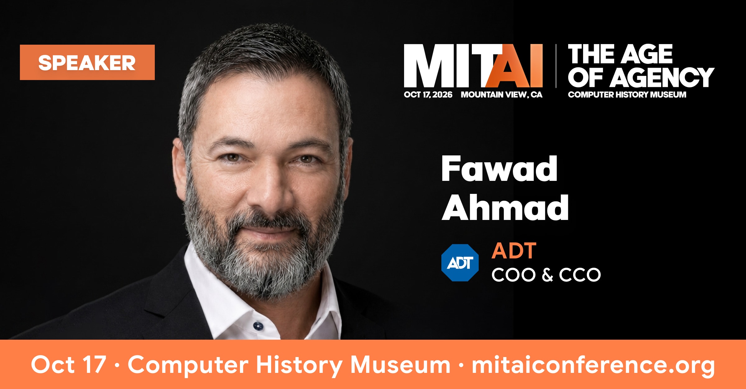 MITAI 2026 speaker announcement for Fawad Ahmad