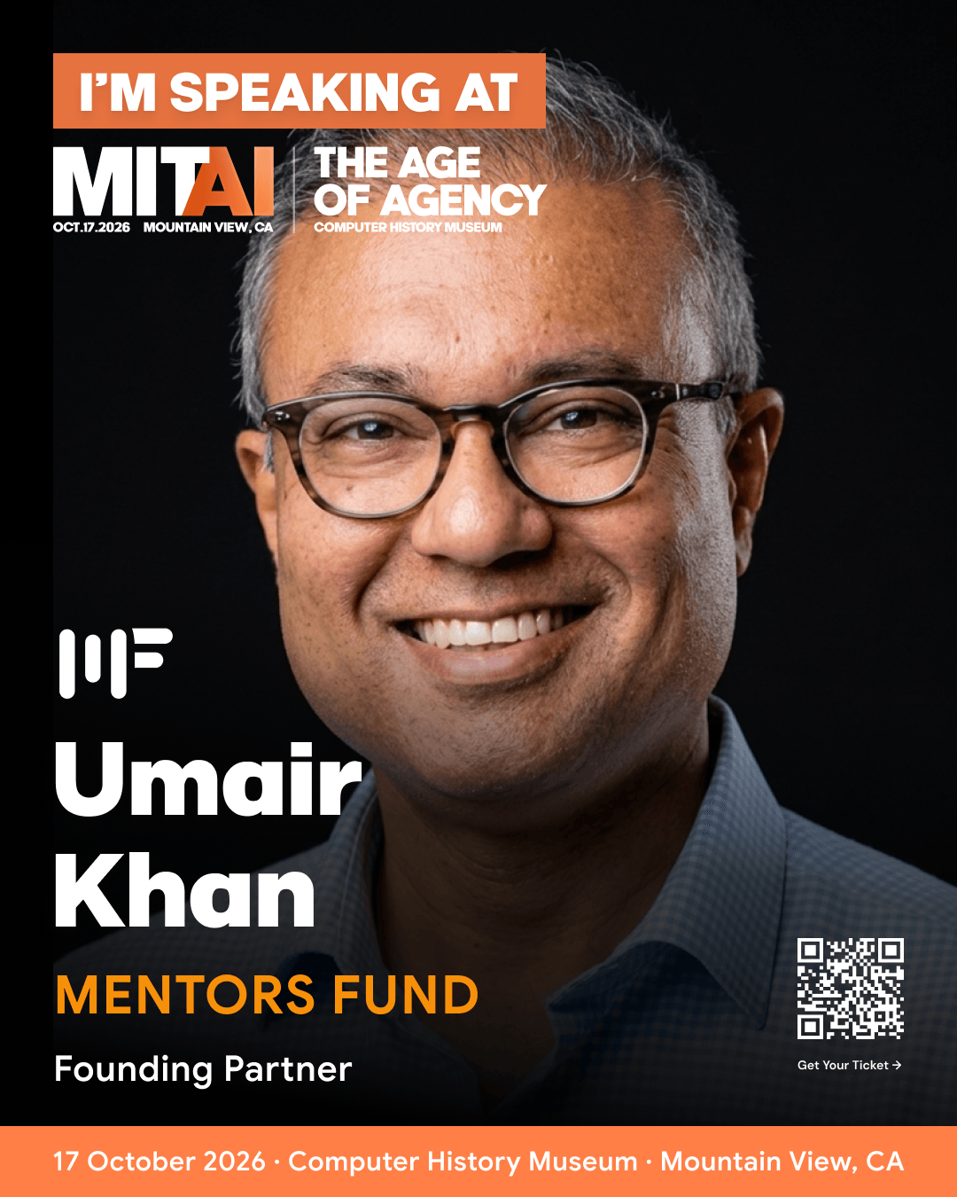 MITAI 2026 speaker announcement for Umair Khan