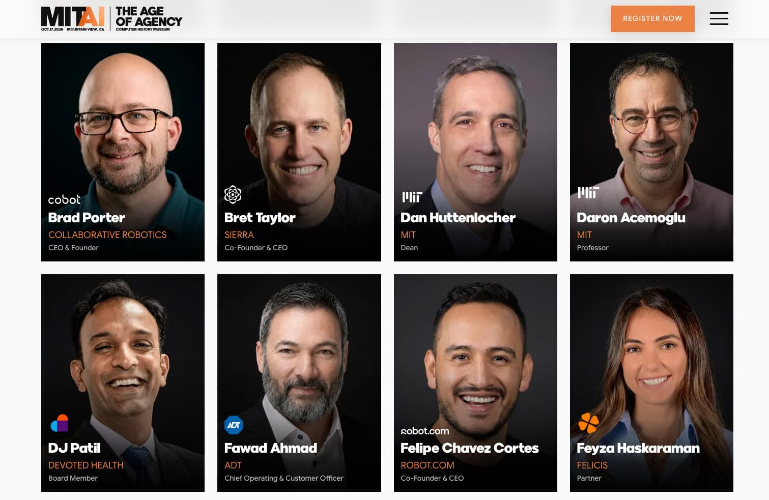 MIT AI Conference 2026 speakers website experience